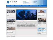 Tablet Screenshot of dyckerhoff.fr