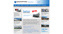 Desktop Screenshot of dyckerhoff.pl